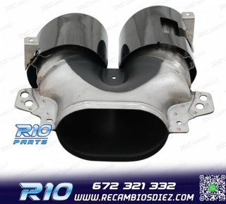 COLAS DE ESCAPE MERCEDES GLE W167 19- LOOK GLE53 NEGRO