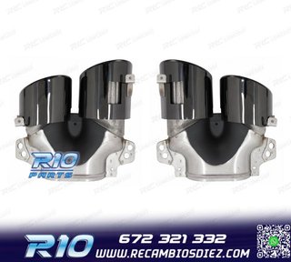 COLAS DE ESCAPE MERCEDES GLE W167 19- LOOK GLE53 NEGRO