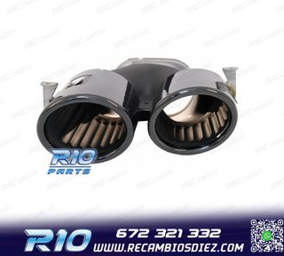 COLAS DE ESCAPE MERCEDES GLE W167 19- LOOK GLE53 NEGRO