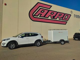 Remolque furgón CARRO C2500 con freno