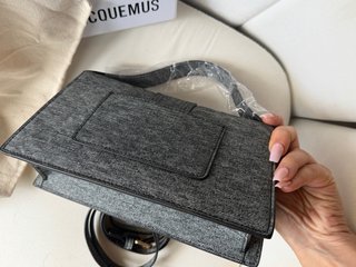Bolso Jacquemus Gris Jaspeado