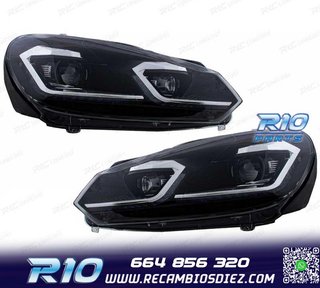 FAROS VOLKSWAGEN VW GOLF 6 08-13 LOOK SILVER GOLF 7 DINAMICO