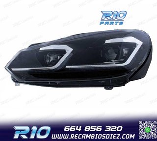 FAROS VOLKSWAGEN VW GOLF 6 08-13 LOOK SILVER GOLF 7 DINAMICO
