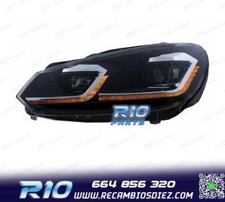 FAROS VOLKSWAGEN VW GOLF 6 08-13 LOOK SILVER GOLF 7 DINAMICO
