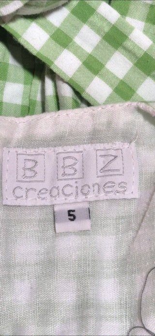 Vestido niña BBZ Creaciones 5 años