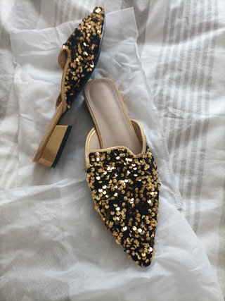 Zapatos y bolso fiesta lentejuelas