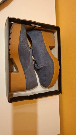 Zapatos de salón azules talla 39