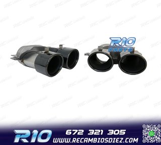 COLAS DE ESCAPE MERCEDES GLC C253 X253 15-18 LOOK AMG GLC43