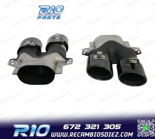 COLAS DE ESCAPE MERCEDES GLC C253 X253 15-18 LOOK AMG GLC43