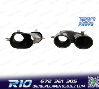 COLAS DE ESCAPE MERCEDES GLC C253 X253 15-18 LOOK AMG GLC43