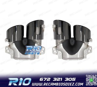 COLAS DE ESCAPE MERCEDES GLE W167 19- LOOK GLE53 NEGRO