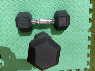 Mancuernas CrossFit 6kg (par) nuevas.