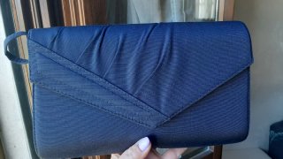 Pochette blu elegante