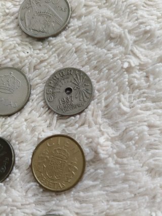 Lote de monedas antiguas