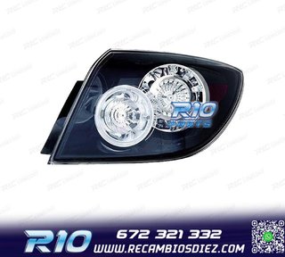 PILOTO DCH PARA MAZDA 3 HATCHBACK 5P 03-09 LED FONDO NEGRO