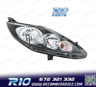 FARO DCH PARA FORD FIESTA MK7 3 5P 08-13 FONDO NEGRO