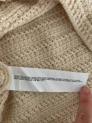 Top Mango Crochet Talla XL