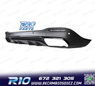 DIFUSOR MERCEDES GLE W167 AMG 19- LOOK AMG GLE63 NEGRO