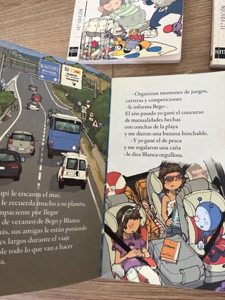 Los cuatro libros a 10 €.  Sueltos cada uno a 3€