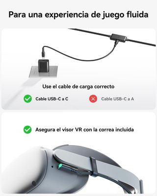 Cavo Link 5m USB 3.0 a USB C per Meta Oculus Quest...