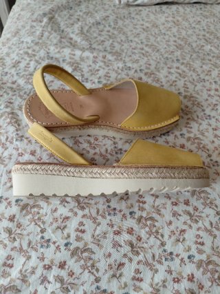 Apargatas Menorquinas.  Cuero. Talla 38. NUEVAS