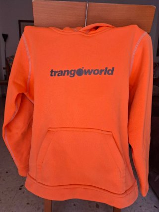 Sudadera naranja Trangoworld 8-10 años