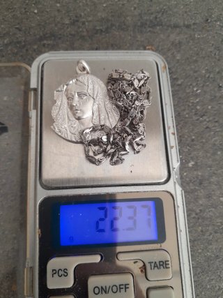 Cadena y colgante de plata 925