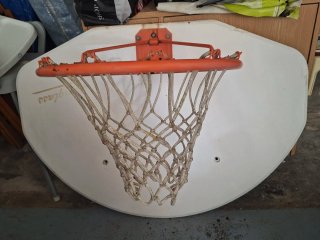 Canasta de baloncesto con tablero