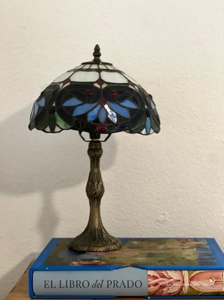 Lámpara Antigua Estilo Tiffany Serie Flora.