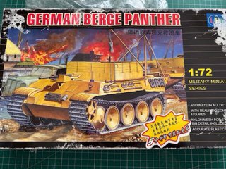 Maqueta Lee 1:72 German Berge Panther y Jadpanther