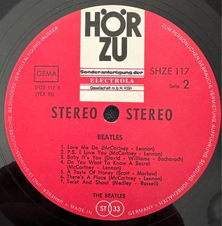 THE BEATLES VINILO LP PLEASE PLEASE ME ALEMANIA
