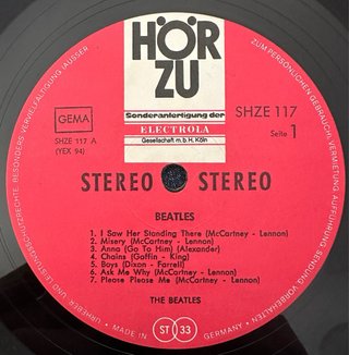 THE BEATLES VINILO LP PLEASE PLEASE ME ALEMANIA