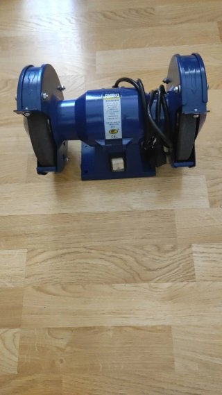 Lijadora de banco azul
