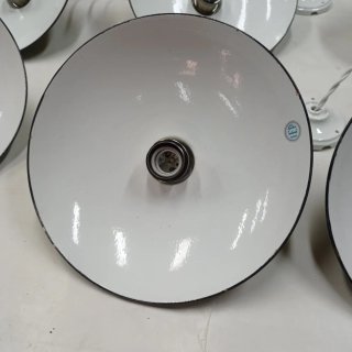 Lámparas esmaltadas verdes (6 unidades)