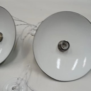 Lámparas esmaltadas verdes (6 unidades)