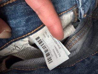Zara Jeans TRF Cinturón Talla XS