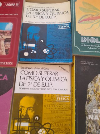 Libros COU BUP BACHILLERATO