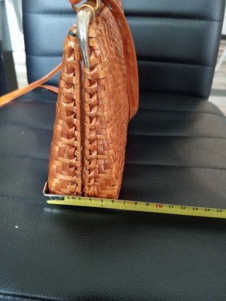 Borsetta vintage vimini e rattan anni '60/'70