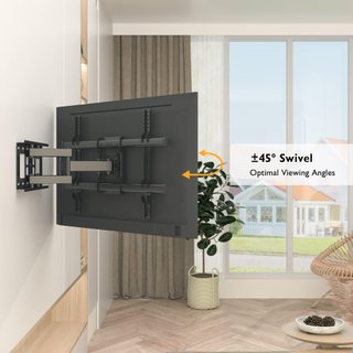 Soporte TV Pared Pantallas 32-85 Pulg. Plana/Curva