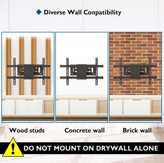 Soporte TV Pared Pantallas 32-85 Pulg. Plana/Curva