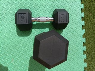 Mancuernas 8kg (Par) CrossFit nuevas.
