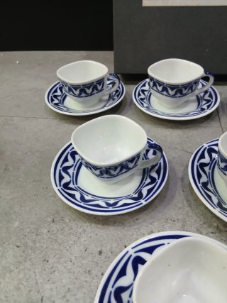 Juego de café Sargadelos 6 tazas