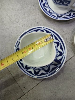 Juego de café Sargadelos 6 tazas
