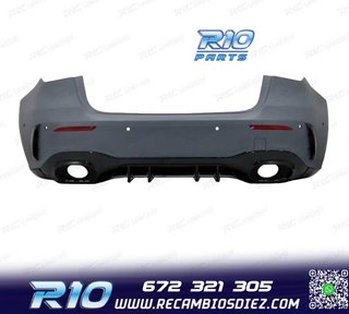 PARAGOLPES TRASERO MERCEDES CLASE A W177 LOOK A35 + COLAS E
