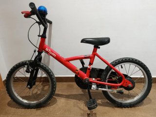Bicicleta Infantil Roja BTWIN