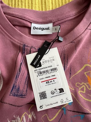 Camiseta Desigual Multicolor Talla S