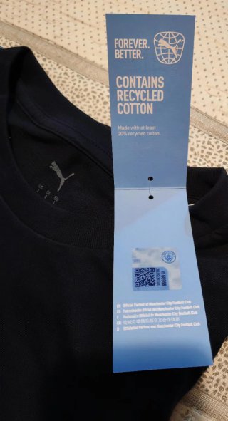 Camiseta Manchester City Puma Negra Talla M