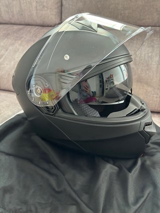 Casco modular negro