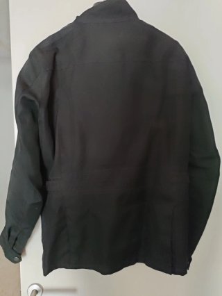 Chaqueta moto verano hombre M negra