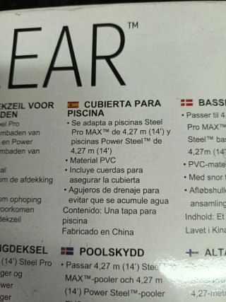 BESTWAY 58248 - Cobertor Invierno para Piscina Des